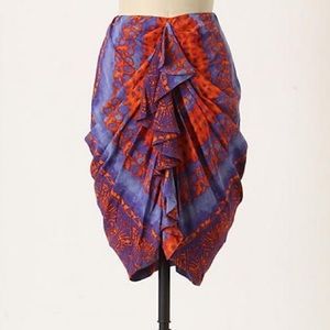 Anthropologie Eva Franco Ruffles & Ripples skirt